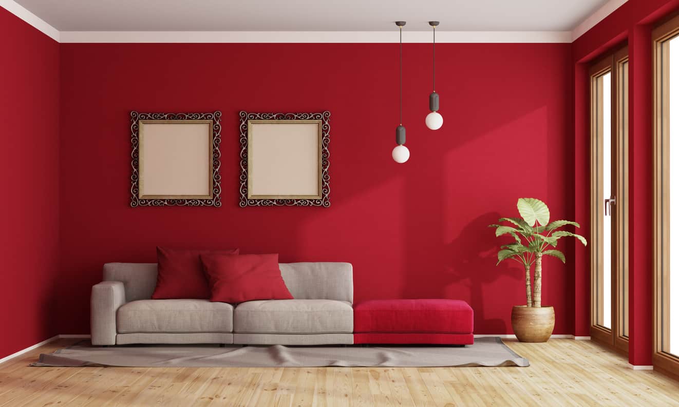 Red Interior Walls